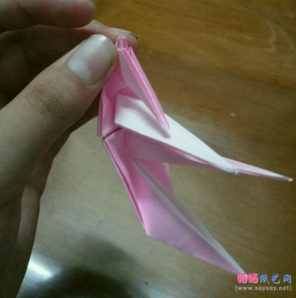 漂亮精致的帆船折纸方法教程