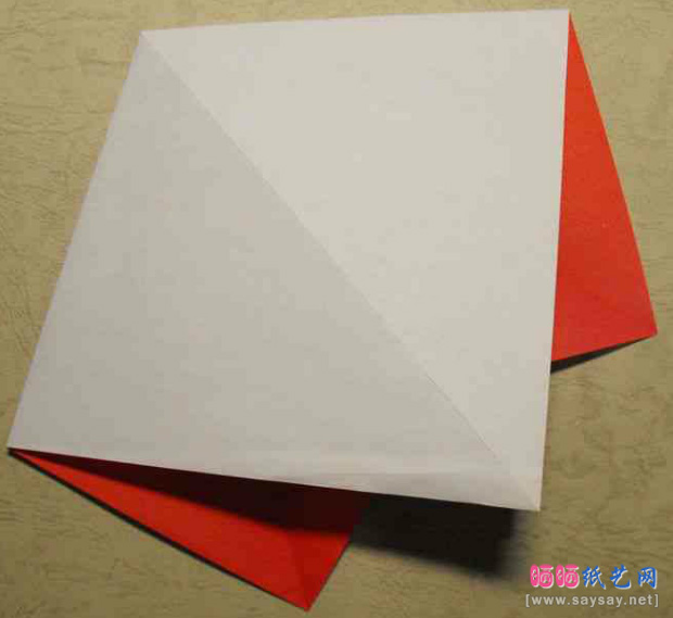奥运组合折纸教程之福娃的折法