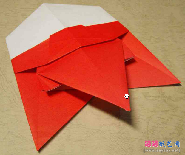 奥运组合折纸教程之福娃的折法