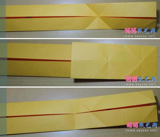 蛇恋花蛇年红包手工折纸实拍教程