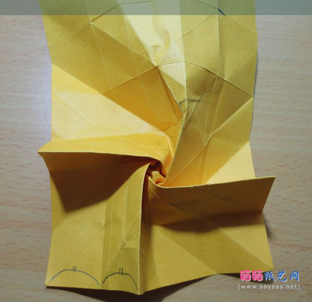 蛇恋花蛇年红包手工折纸实拍教程