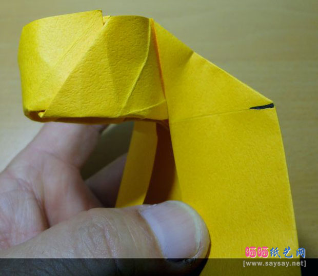 蛇恋花蛇年红包手工折纸实拍教程