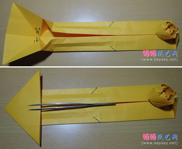 蛇恋花蛇年红包手工折纸实拍教程