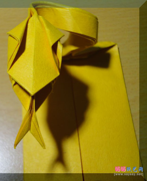 蛇恋花蛇年红包手工折纸实拍教程