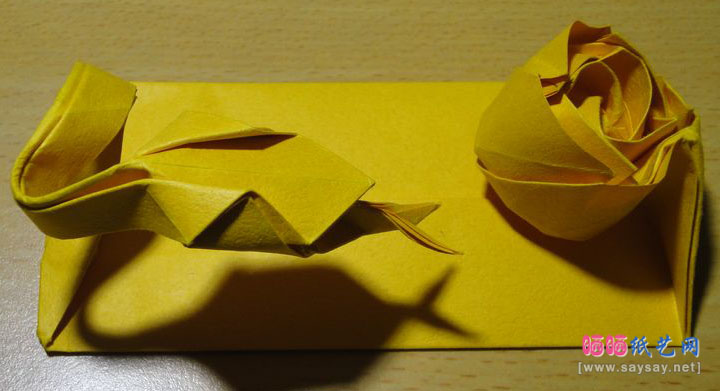 蛇恋花蛇年红包手工折纸实拍教程