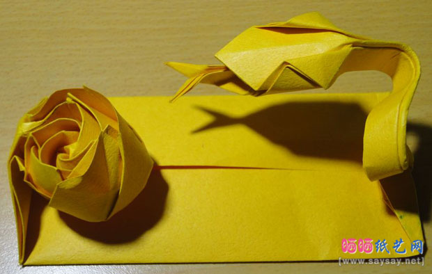 蛇恋花蛇年红包手工折纸实拍教程