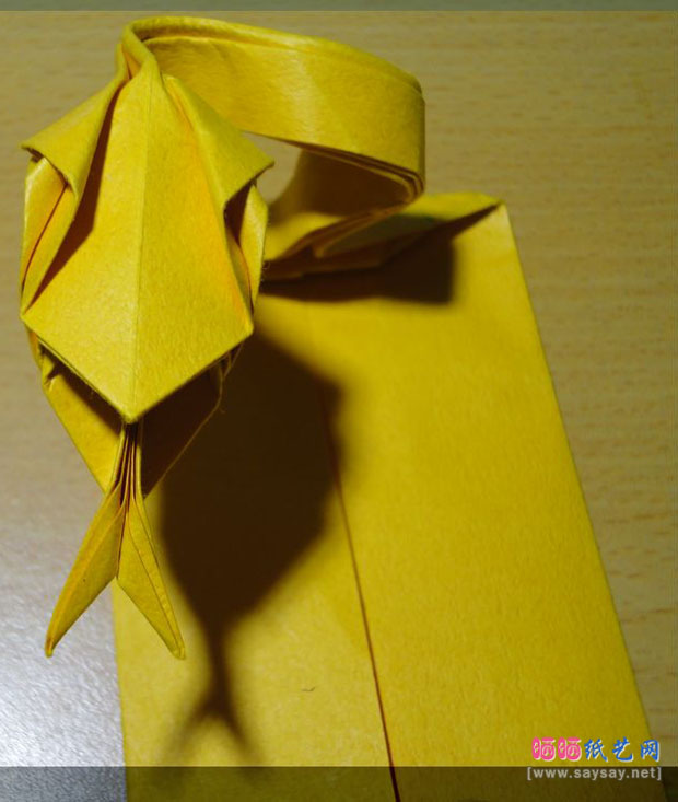 蛇恋花蛇年红包手工折纸实拍教程