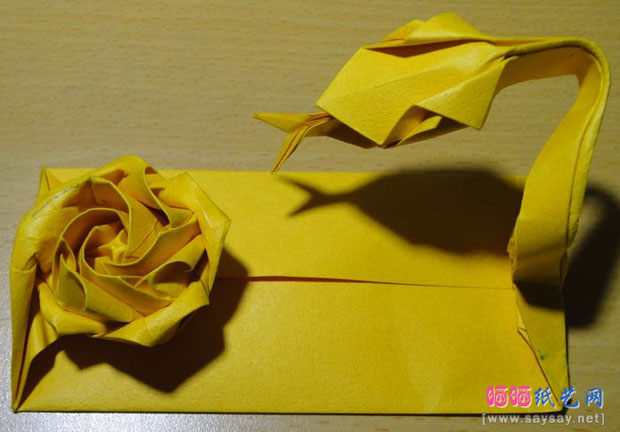 蛇恋花蛇年红包手工折纸实拍教程