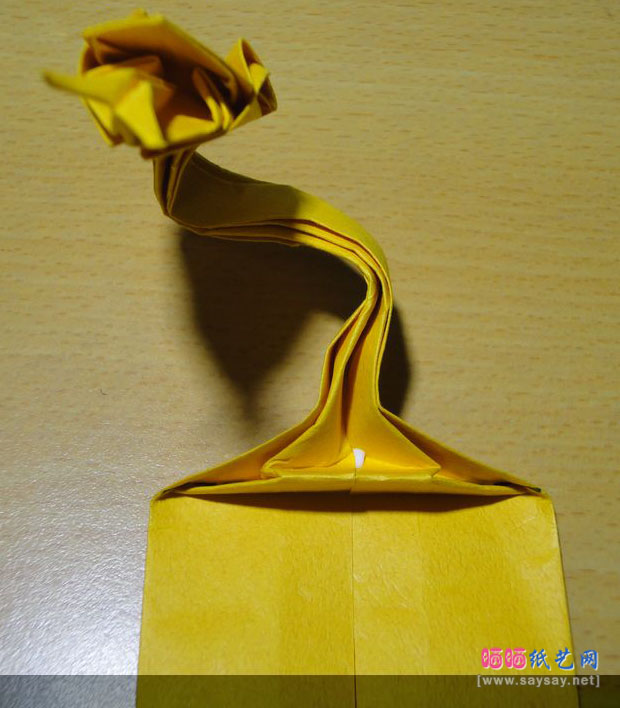 蛇恋花蛇年红包手工折纸实拍教程