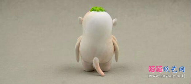 捉妖记里的小妖王胡巴橡皮泥制作图文教程