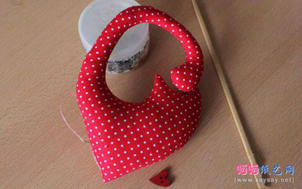 七夕秀恩爱法定 可爱布艺猫咪公仔制作图文教程