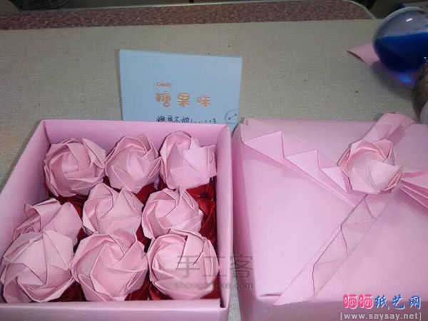 漂亮的收纳盒子、礼盒的手工折纸方法教程