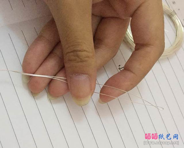 漂亮的银丝小尾戒的制作方法教程 漂亮的银丝小尾戒的制作方法教程