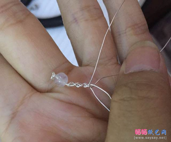 漂亮的银丝小尾戒的制作方法教程 漂亮的银丝小尾戒的制作方法教程