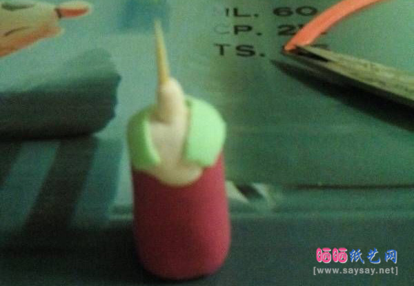 超轻粘土手工制作长安的古风人偶软陶DIY教程 第6步