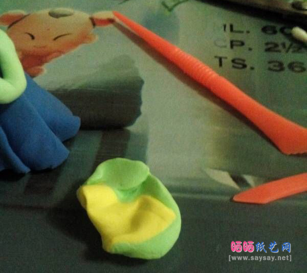 超轻粘土手工制作长安的古风人偶软陶DIY教程 第17步