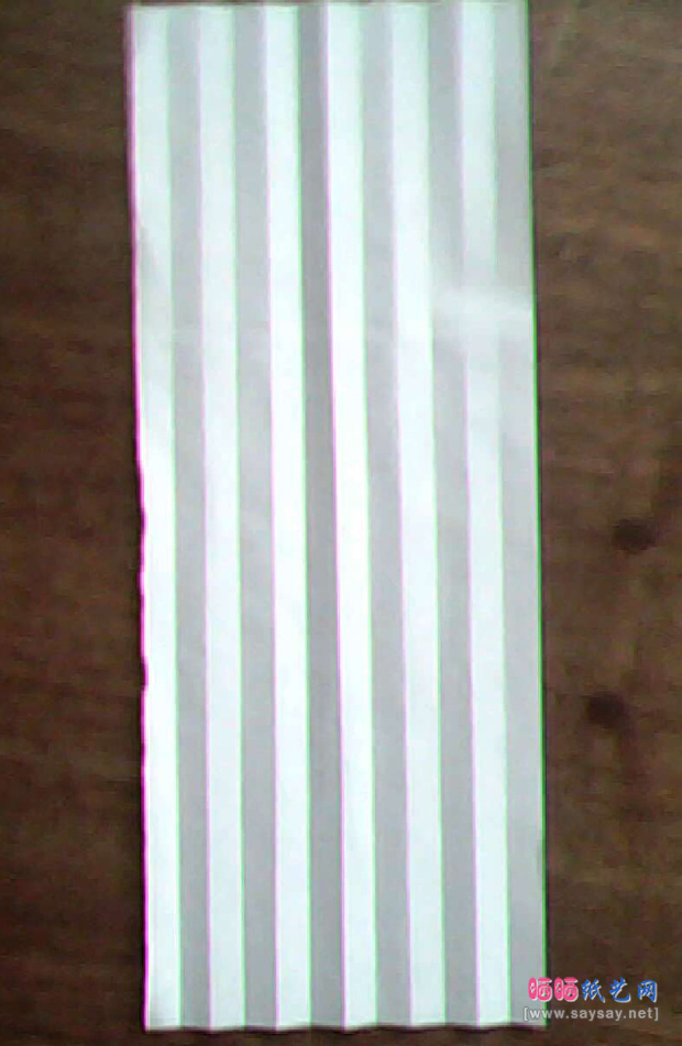 实拍折纸教程 仙剑奇侠三里的镇妖剑折纸方法