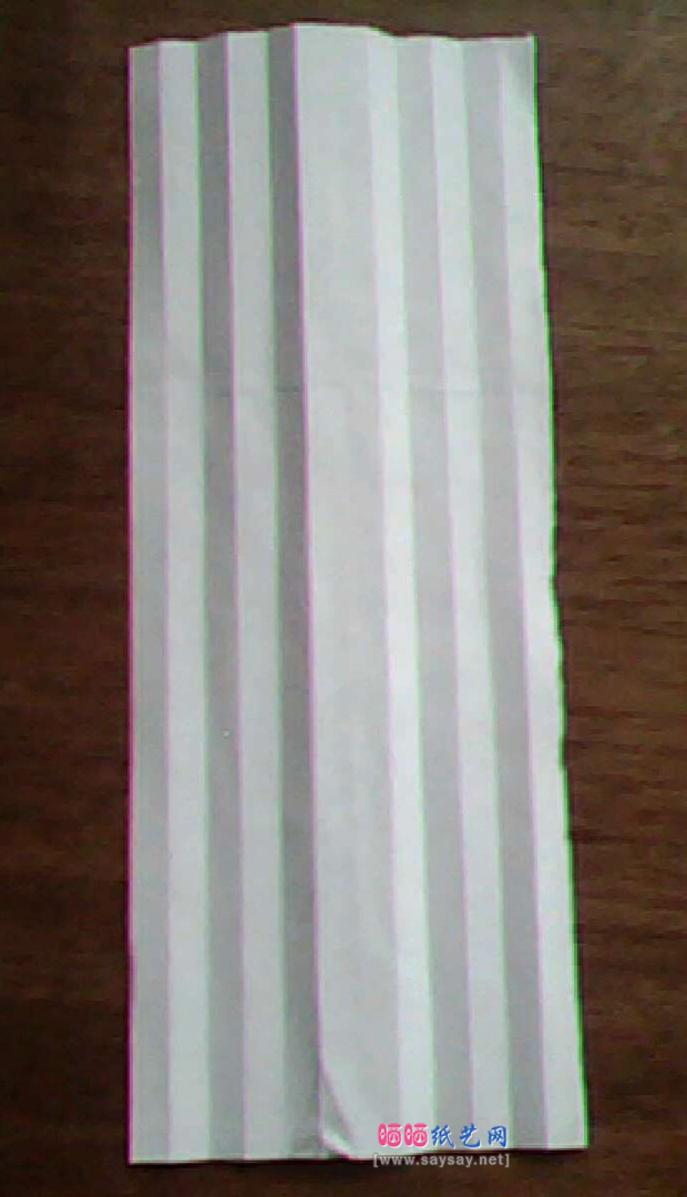 实拍折纸教程 仙剑奇侠三里的镇妖剑折纸方法