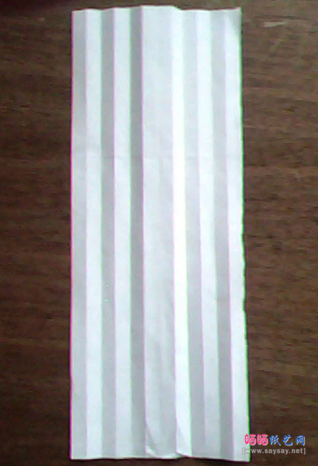 实拍折纸教程 仙剑奇侠三里的镇妖剑折纸方法