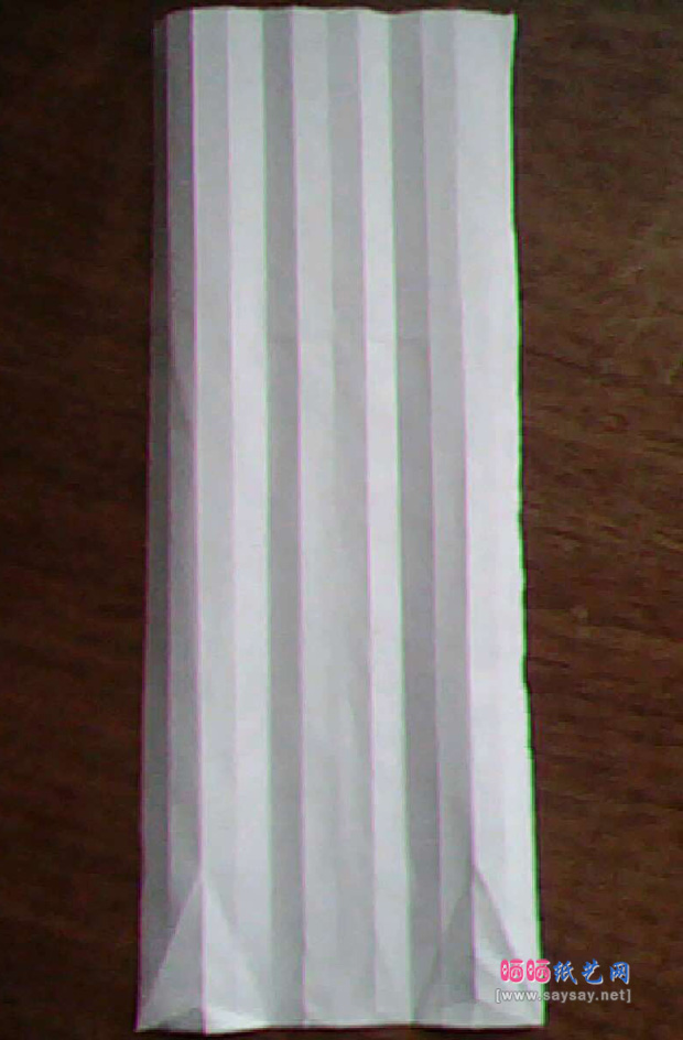 实拍折纸教程 仙剑奇侠三里的镇妖剑折纸方法