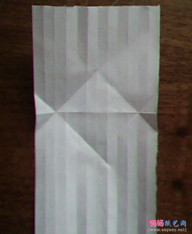 实拍折纸教程 仙剑奇侠三里的镇妖剑折纸方法