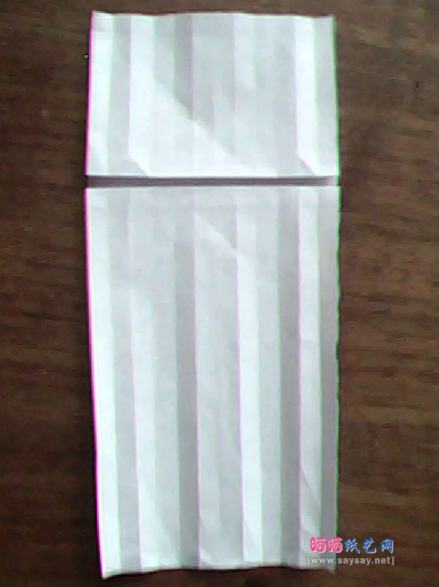 实拍折纸教程 仙剑奇侠三里的镇妖剑折纸方法