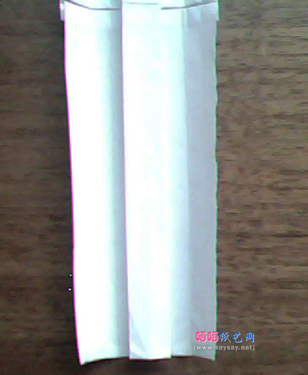 实拍折纸教程 仙剑奇侠三里的镇妖剑折纸方法