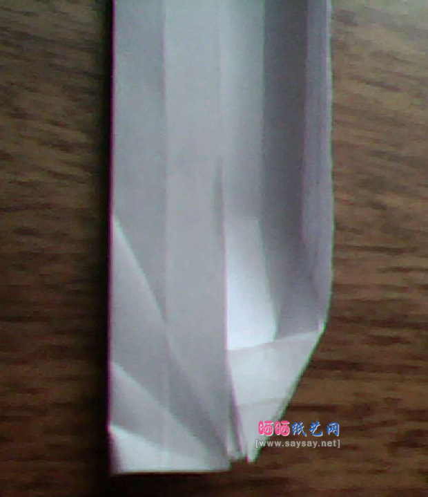 实拍折纸教程 仙剑奇侠三里的镇妖剑折纸方法