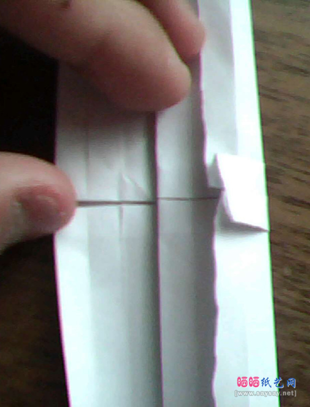 实拍折纸教程 仙剑奇侠三里的镇妖剑折纸方法