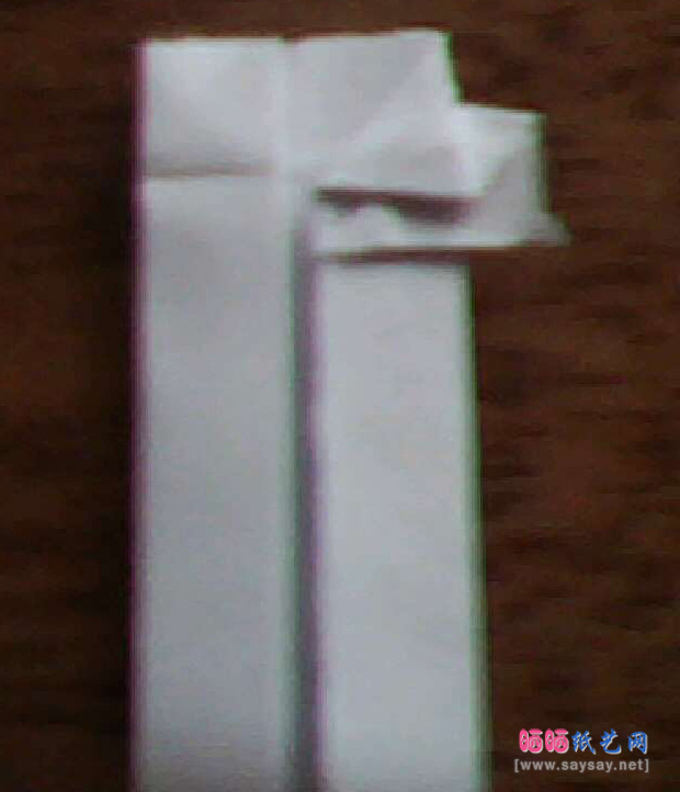 实拍折纸教程 仙剑奇侠三里的镇妖剑折纸方法