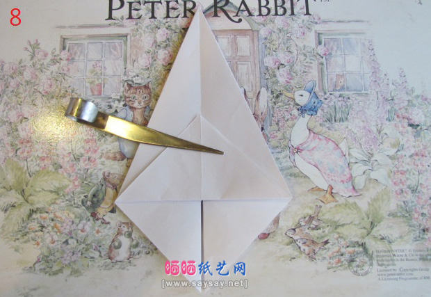 折纸侦探之大丽花手工折纸实拍教程