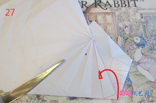 折纸侦探之大丽花手工折纸实拍教程