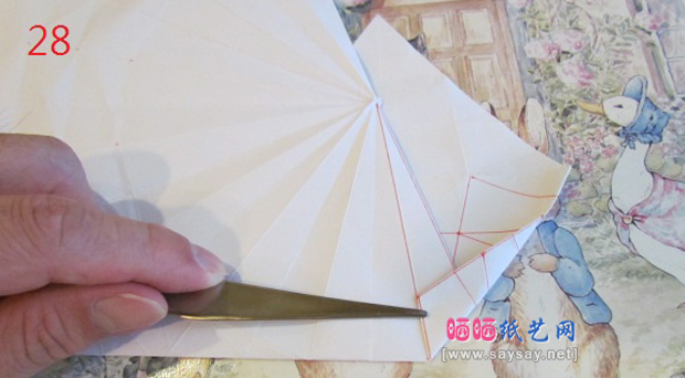 折纸侦探之大丽花手工折纸实拍教程