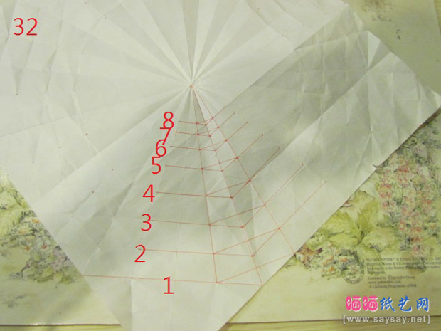 折纸侦探之大丽花手工折纸实拍教程