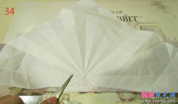 折纸侦探之大丽花手工折纸实拍教程