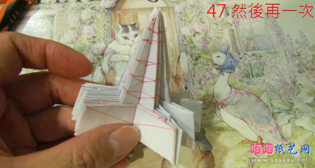 折纸侦探之大丽花手工折纸实拍教程