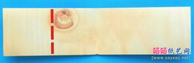 逼真的锤头手工折纸实拍教程图片步骤6