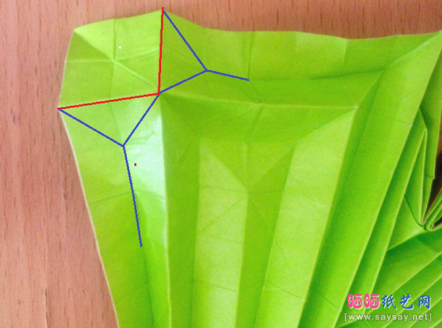 实拍漂亮的大树折纸教程