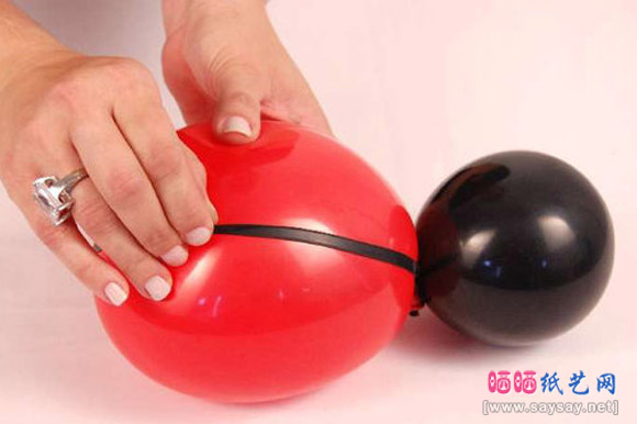 长气球DIY可爱的七星螵虫制作图片教程