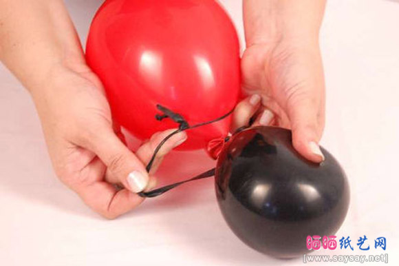 长气球DIY可爱的七星螵虫制作图片教程