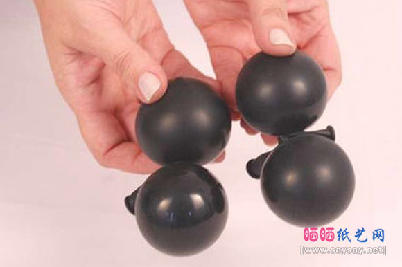 长气球DIY可爱的七星螵虫制作图片教程