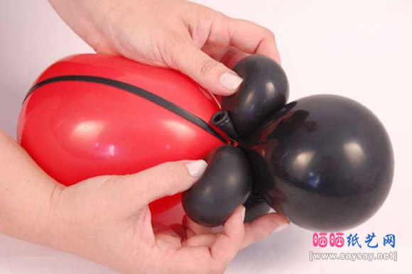 长气球DIY可爱的七星螵虫制作图片教程