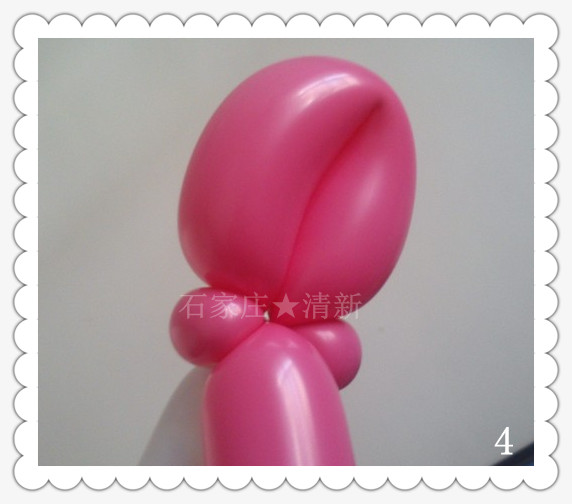 魔法气球造型可爱棒棒糖气球制作图片步骤4