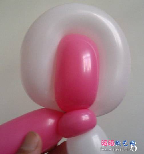 魔法气球造型可爱棒棒糖气球制作图片步骤6