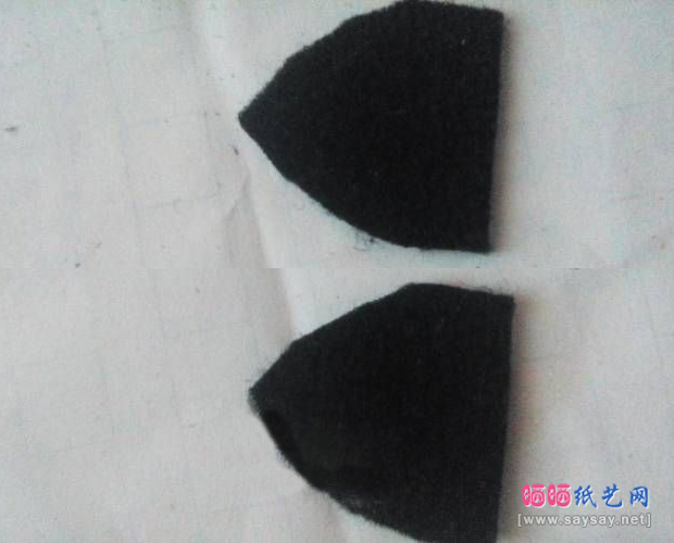 如何制作可爱蕾丝猫耳朵发箍 第8步