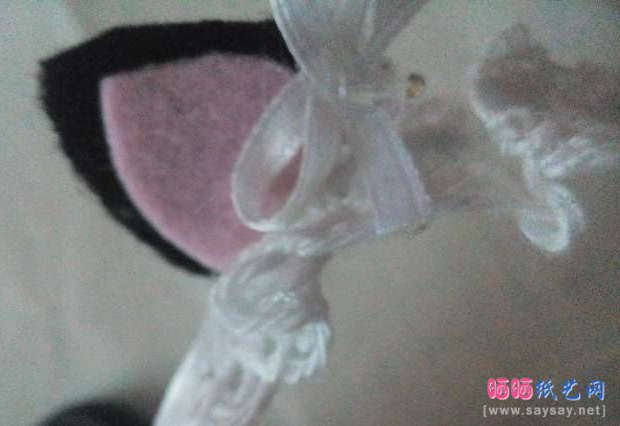 如何制作可爱蕾丝猫耳朵发箍 第20步
