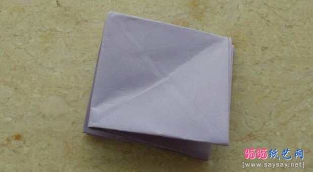 好玩的4D七彩弹簧盒子折纸 第27步