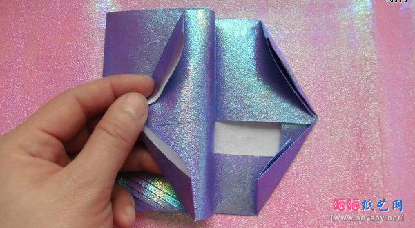 精美时尚的女士长钱包折纸图文教程