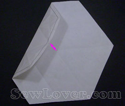 布艺制作六边形挂饰或杯垫折纸方法图片步骤2