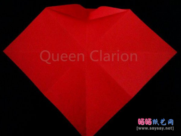 美丽的耧斗花手工折纸图片教程